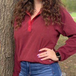 HOLLISTER Oversized Crop Sweatshirt